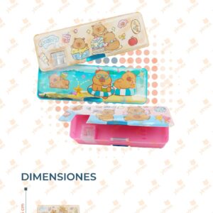 ESTUCHE COLORERA CON SACAPUNTAS POR PIEZA RF-E4171 B2