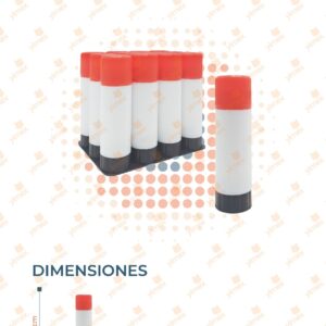 PEGAMENTO EN BARRA PAQ 12 PIEZAS YAMI-1094-7 A5