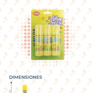 PEGAMENTO EN BARRA PAQ CON 3 PIEZAS AA-1094-0 C20