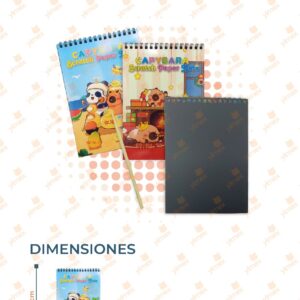 LIBRETA DE DIBUJOS MÁGICOS PAQ CON 12 PIEZAS BR2218-2 B22