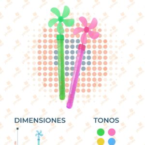 BURBUJA REHILETE PAQ CON 24 PIEZAS C4208 L3