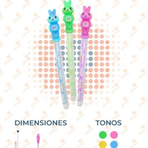 BURBUJA CONEJITO PAQ CON 24 PIEZAS C4247 L6