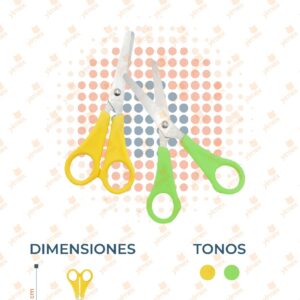 TIJERAS ESCOLARES PAQ CON 24 PIEZAS D-023 A25