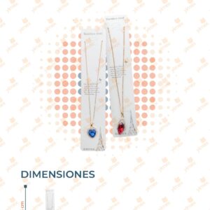 CADENITA CON DECORACIÓN DIJE PAQ CON 12 PIEZAS HLQ-1957 E2