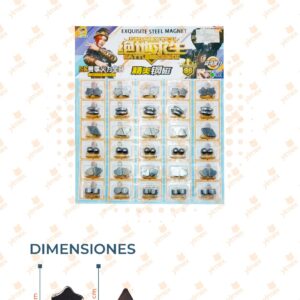 JUGUETE IMANES SURTIDOS PAQ CON 30 PARES HY-048 Q47