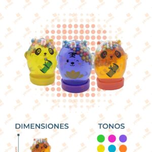 SLIME PANDITA PAQ CON 24 PIEZAS JT-561 L13