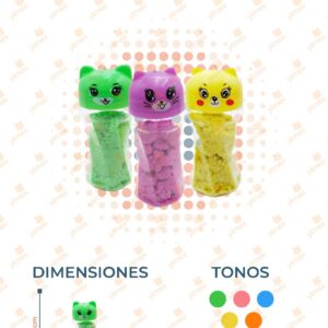 ARENA MÁGICA GATITO PAQ CON 24 PIEZAS JT-565 L29