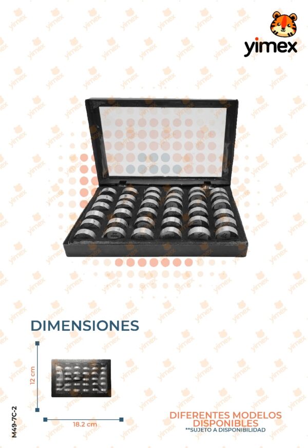 ANILLOS PAQ CON 36 PIEZAS M49-7C-2 i18 – YIMEX