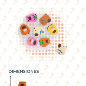 SET BORRADORES CAPIBARA PAQ CON 24 SETS R253T-6 A56