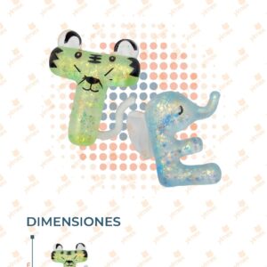 JUGUETE SQUISH ANIMALITOS PAQ CON 12 PIEZAS R254U-10 L11