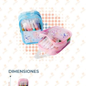 PLUMINES EN BOLSITA CON 24 PIEZAS WJ-288 F9