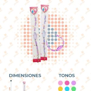 PULSERITAS DECORADAS PAQ CON 20 PIEZAS X-896 O4