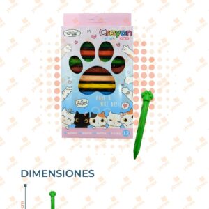 CRAYONES CON 12 PIEZAS YONG-28-1 B18