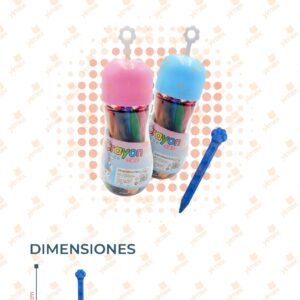 CRAYONES HUELLITA EN BOTE YONG-28-2  D14