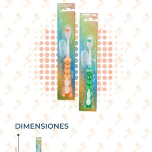 CEPILLO DENTAL INFANTIL PAQ CON 12 PIEZAS B-041 E10