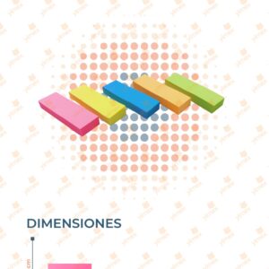 SET TIRAS DE POST ITS PAQ CON 12 SETS CF-007-4 A20