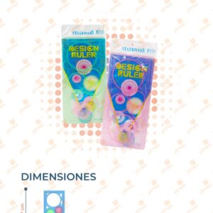 ESPIRÓGRAFO PAQ CON 10 PIEZAS CZ-618-1 K9