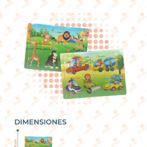 ROMPECABEZAS DIDÁCTICO POR PIEZA M-P4 B17