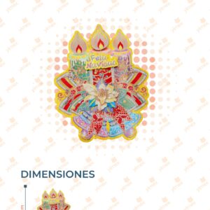 ADORNO NAVIDEÑO PAQ CON 10 PIEZAS M394-7A-4 N18