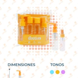 SET DE DISPENSADORES CON 4 PIEZAS M603-17A-40 E16