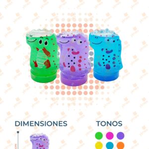 JUGUETE SLIME DINO PAQ 24 PIEZAS M86-9E-17 L19