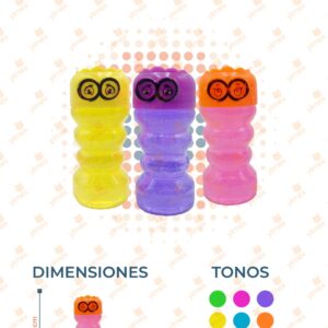 SLIME MONITO PAQ CON 24 PIEZAS M86-9E-18 L21