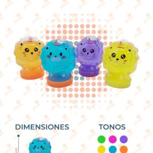 JUGUETE SLIME LEONSITO PAQ CON 24 PIEZAS M86-9E-3 L22