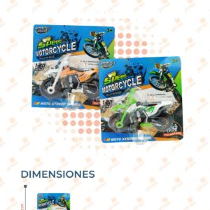 JUGUETE MOTOCROSS POR PIEZA MT-8524 P21 y P27