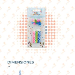 SET DE VELAS PAQUETE CON 24 SETS MW853-1C-4 M2