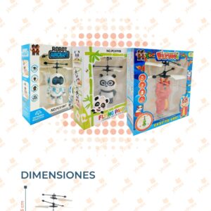 DRON VOLADOR ANIMALES POR PIEZA X-840-32 Q39