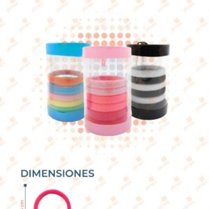 SET DONITAS COLORES PARA CABELLO PAQ CON 12 SETS YONG-303  O1