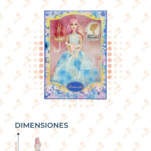 MUÑECA CON VESTIDO POR PIEZA 5020 R29