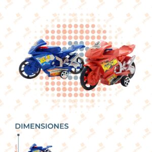 JUGUETE MOTO DE CARRERAS POR PIEZA C-259 S9