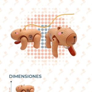 JUGUETE CAPIBARA CON LUZ POR PIEZA GH-759 R27