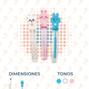 BURBUJAS CONEJITO PAQ CON 24 PIEZAS HLT-2406 L3