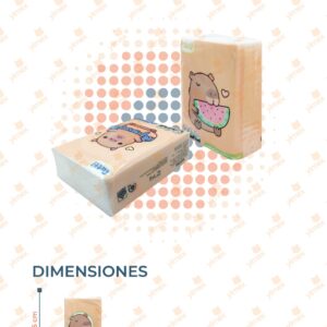 PAÑUELOS DE PAPEL CAPIBARA PAQ 10 PIEZAS HU-ZH2045 i10