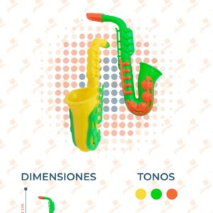 JUGUETE SAXOFÓN POR PIEZA LB-096 S8