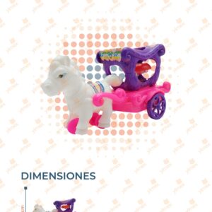 CABALLO CON CARRUAJE POR PIEZA NY-2309 R9