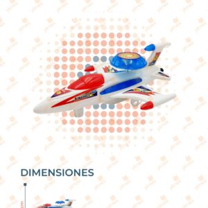 JUGUETE AVIÓN FRICCIÓN POR PIEZA NY-2310 R9