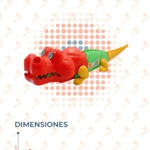 JUGUETE COCODRILO FRICCIÓN POR PIEZA NY-2311 R12