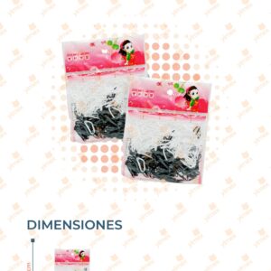 SET LIGAS PARA CABELLO PAQ CON 12 SETS Q-36 J27