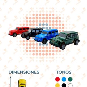 JUGUETE CAMIONETAS PAQ CON 6 PIEZAS QH-123-7G S9