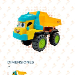 JUGUETE CAMION DE CONSTRUCCION POR PIEZA QH-986-48 S8