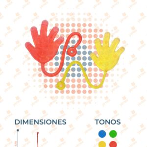 JUGUETE MANITA PEGAJOSA PAQ 20 PIEZAS SZ-7 Q18