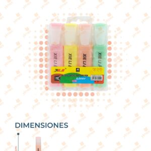 MARCATEXTOS PAQ CON 4 PIEZAS YONG-1 D14