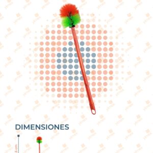 CEPILLO PARA INODORO POR PIEZA AO-3409 F19