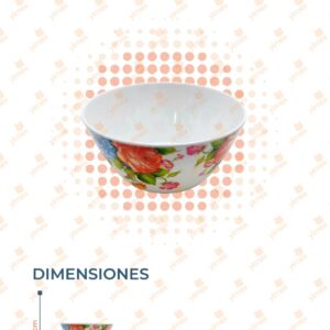 PLATO MELAMINA POR PIEZA D-092 O45