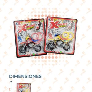 JUGUETE MOTO CON ACCESORIOS POR PIEZA HB-2012-1 R24