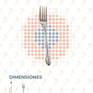 TENEDOR PAQ 12 PIEZAS PC-001B-2 O25