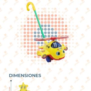 JUGUETE AVIÓN CON RUEDITAS POR PIEZA TC-1 R36
